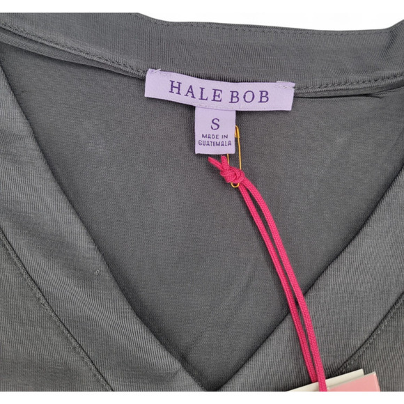 HB by Hale Bob Women's Gray‎ Stretch Modal Gown Dress Size Small NWT - Picture 3 of 4